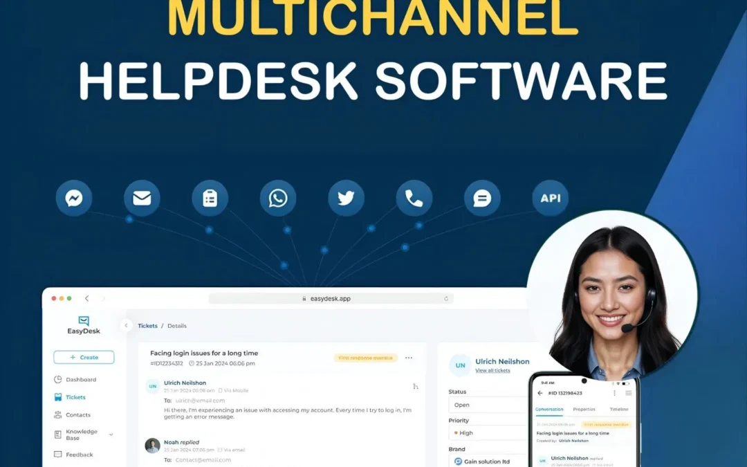 Multichannel Helpdesk Software For Faster, More Organized Customer Support