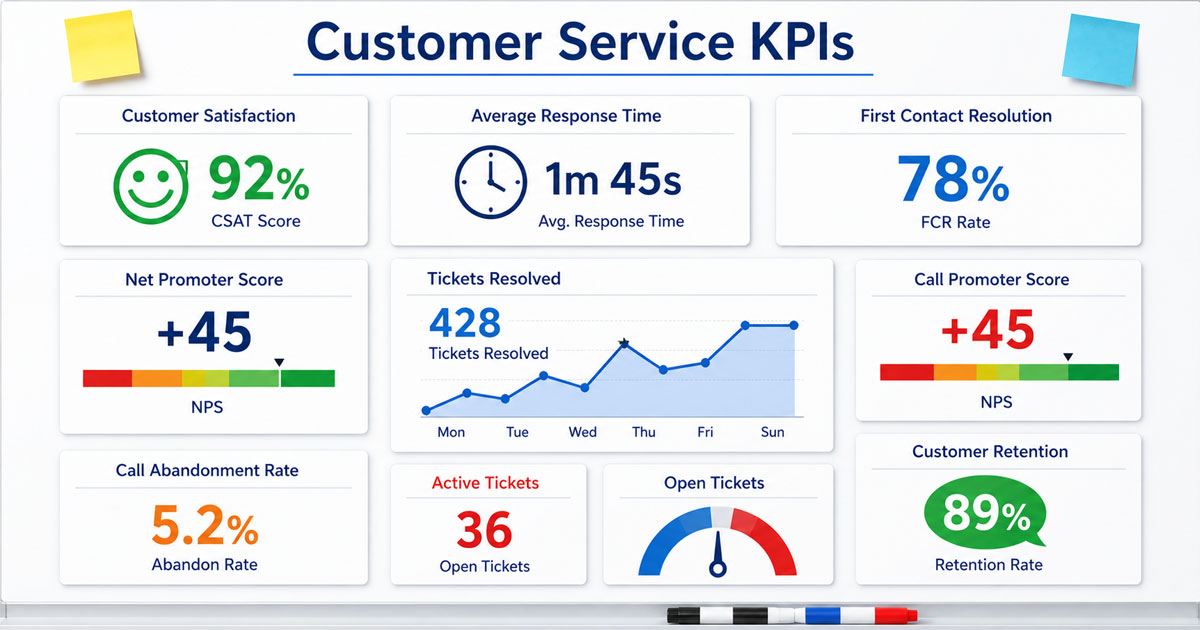 customer service kpis