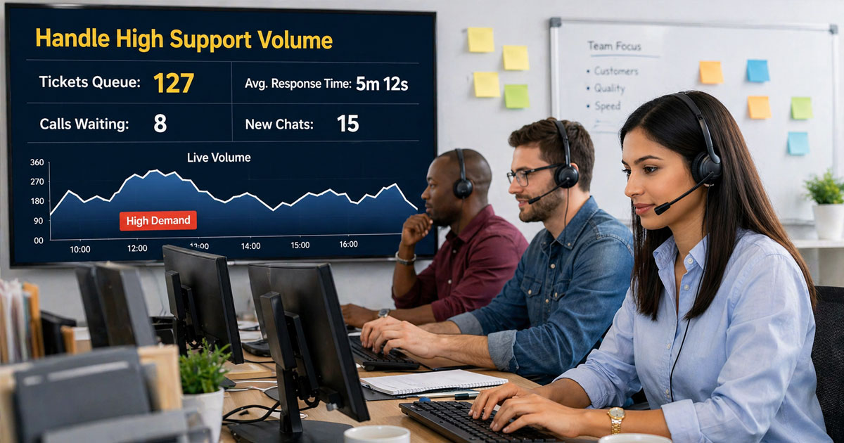 How To Handle High Support Volume