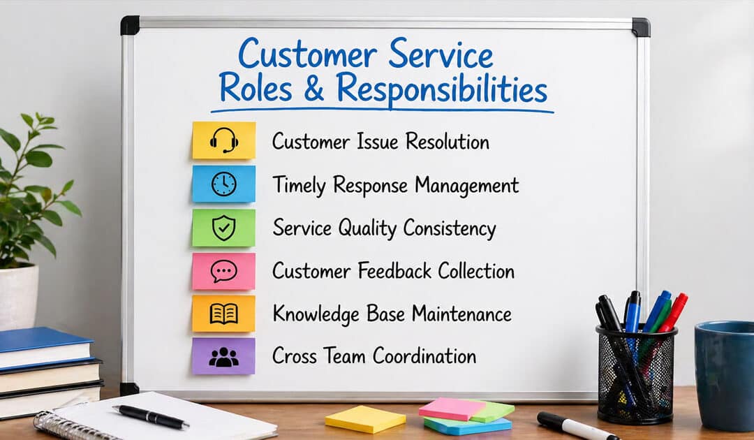Customer Service Roles And Responsibilities In Customer Support