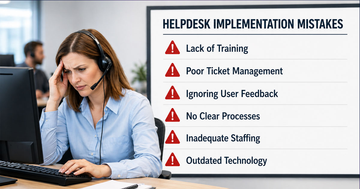 How Helpdesk Implementation Mistakes Slow Down Service Operations