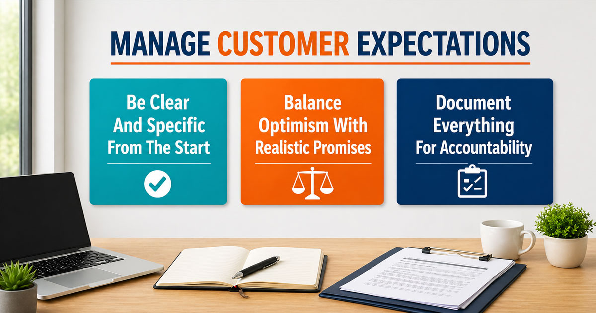 manage customer expectation