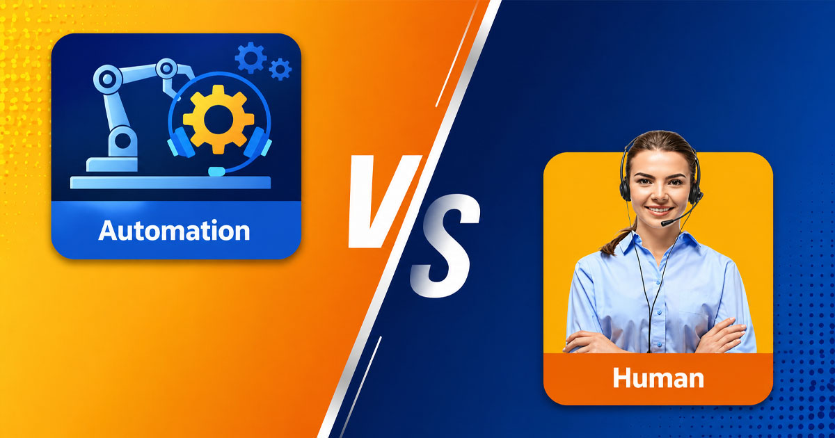 Automation Vs Human Customer Service