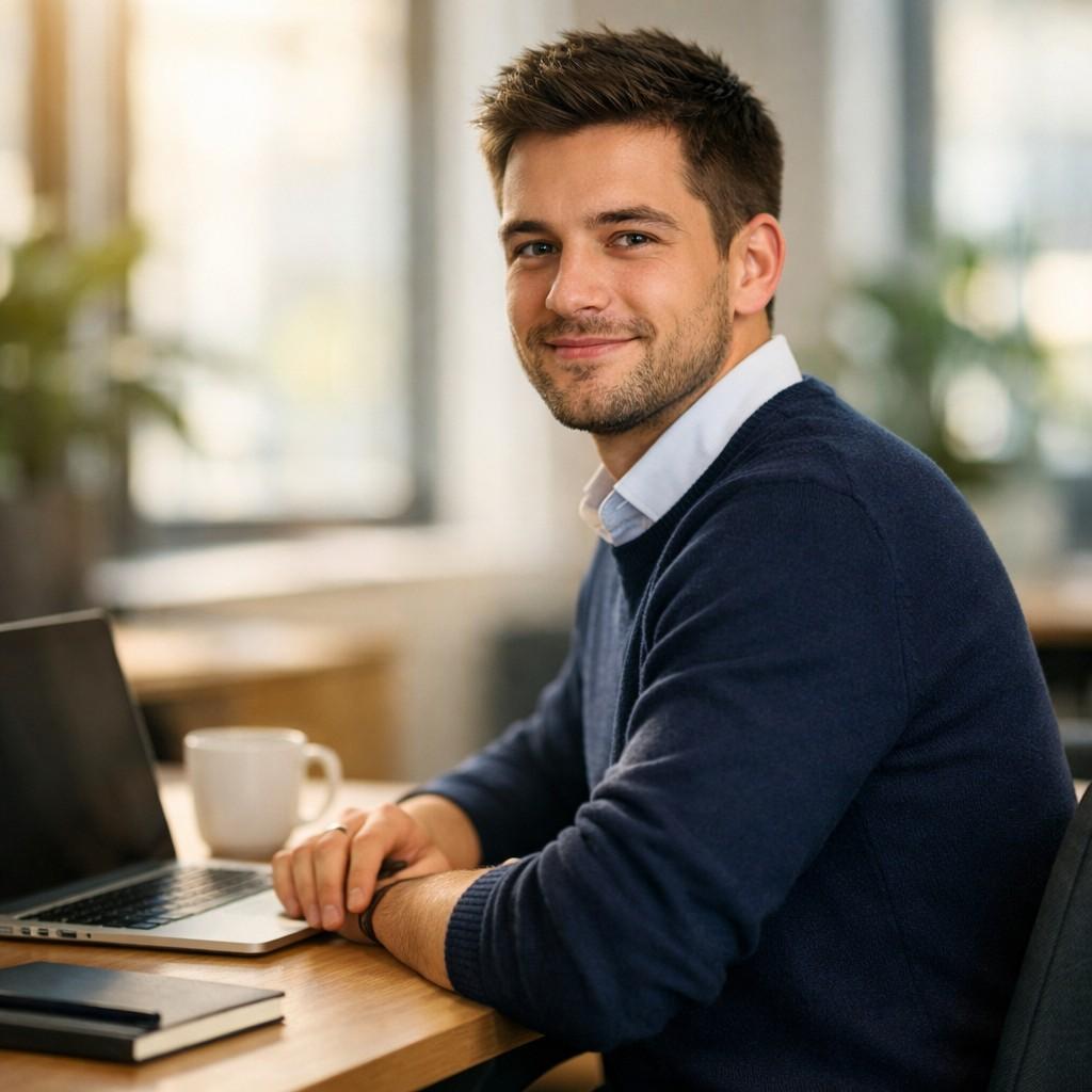 stock image of startups owner