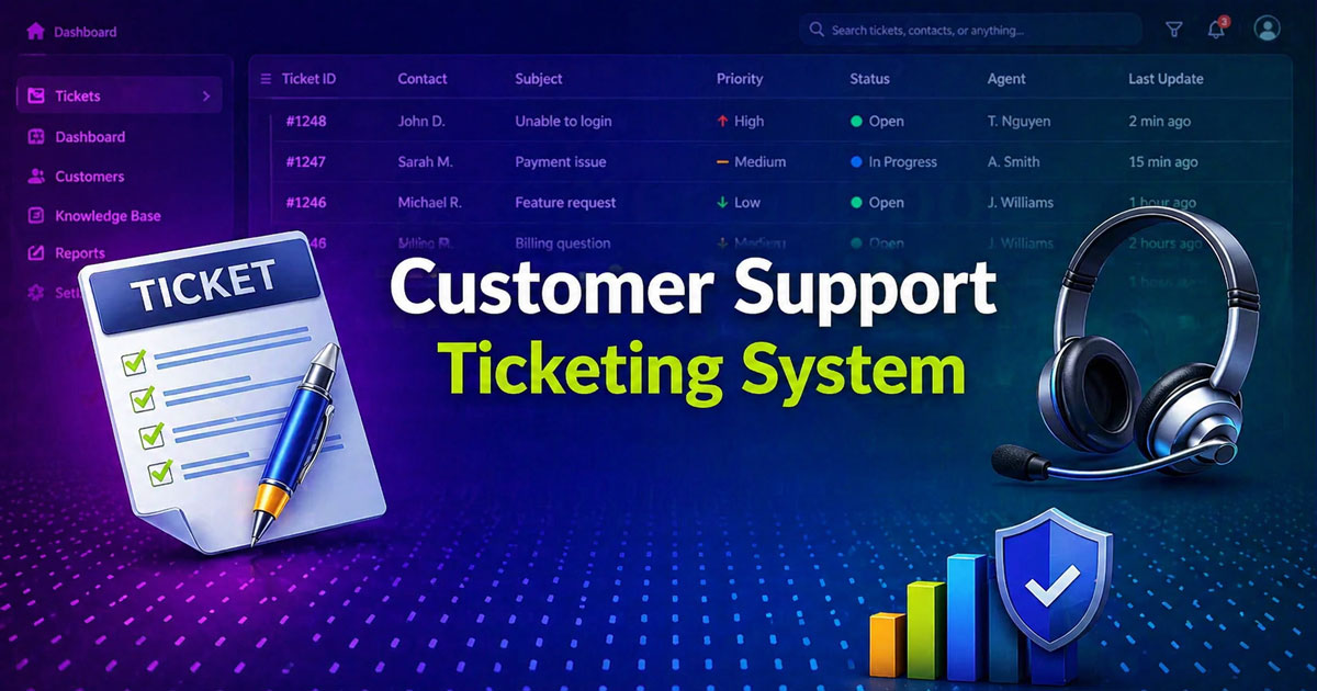 Customer Support Ticketing System