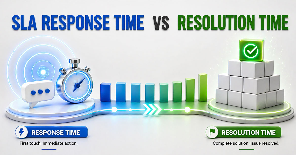 SLA Response Time Vs Resolution Time - Which Metric Drives Better Customer Service