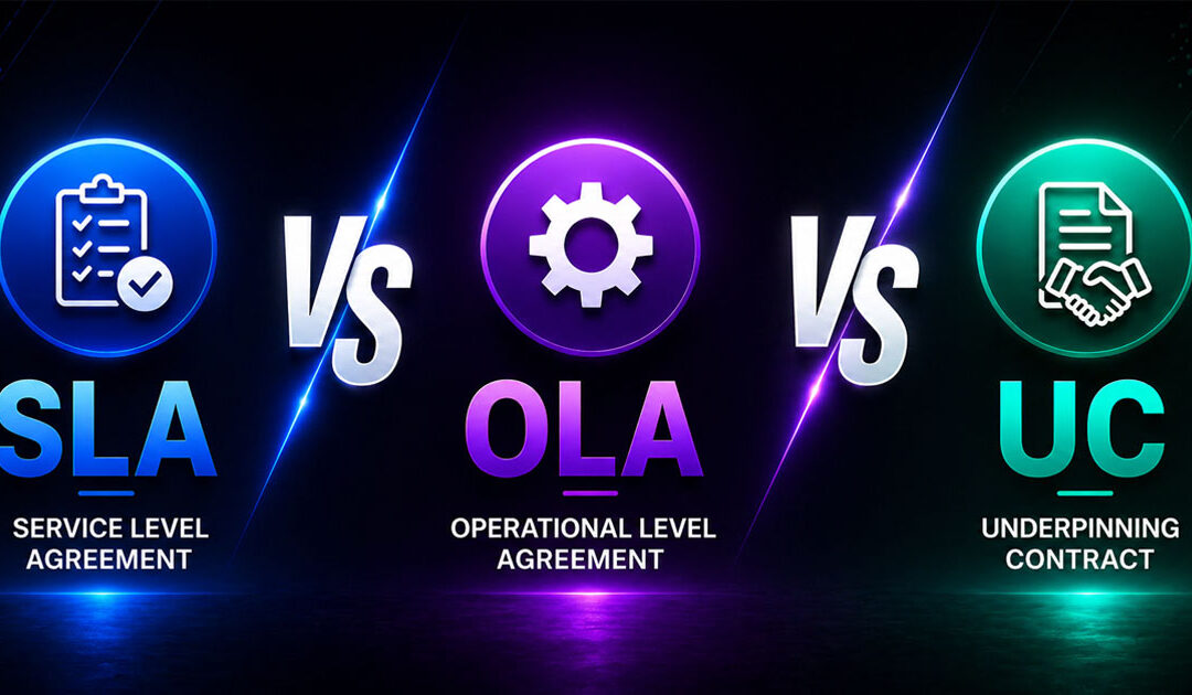 SLA Vs OLA Vs UC-Which Service Agreement Framework Is Best?